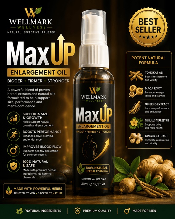 MaxUP Enlargement Oil – Full Product View